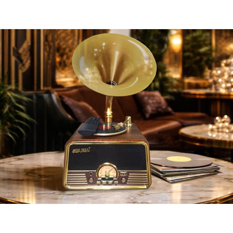 GRAMMOFONO RADIO  CON TELECOMANDO